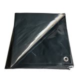 JAGO Plandeka 650 g/m², oczka aluminiowe, antracyt, 5 x 8 m