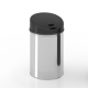 Bezdotykowy kosz na śmieci z czujnikiem, 50 l, srebrny