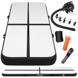 Mata akrobatyczna nadmuchiwana 600x100x10 cm z akcesoriami