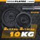 Zestaw do ćwiczeń ScSPORTS 10 kg, żeliwo, gryf 35 cm