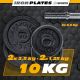 Zestaw do ćwiczeń ScSPORTS 10 kg, żeliwo, gryf 35 cm