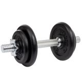 Zestaw do ćwiczeń ScSPORTS 10 kg, żeliwo, gryf 35 cm