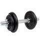 Zestaw do ćwiczeń ScSPORTS 10 kg, żeliwo, gryf 35 cm