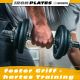 Zestaw hantli 20 kg ScSPORTS żeliwne talerze 30 mm