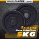 Obciążenia żeliwne 5 kg ScSPORTS, 2x2,5 kg, otwór 30 mm