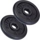 Obciążenia żeliwne 5 kg ScSPORTS, 2x2,5 kg, otwór 30 mm