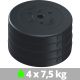 Zestaw obciążeń 30 kg ScSPORTS, 4x7,5 kg, 30/31 mm