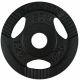 Zestaw talerzy żeliwnych 4x1,25 kg z uchwytami, otwór 30 mm