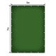 JAGO Plandeka 650 g/m², aluminiowa siatka, zielona, 5 x 7 m