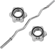 Sztanga do ćwiczeń bez obciążników, dwuręczna, 30 mm