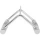 Gorilla Sports Chromowany uchwyt, 185 mm