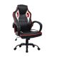Fotel biurowy dla graczy z mechanizmem odchylania, czarny