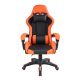 Ergonomiczny fotel gamingowy Racing Supreme Pro, czarno-poma