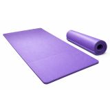 Mata gimnastyczna 210x110 cm, XXL, fioletowa