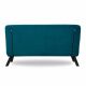 Podwójna rozkładana sofa, 133 x 50 cm, kolor petro
