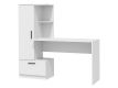 Biurko z regałem białe z półkami i szufladą do pokoju