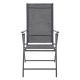 Składane krzesła ogrodowe Calena 2 szt., antracytowe