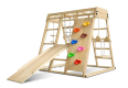 Drewniany plac zabaw do domu dla dzieci ze zjeżdżalnią