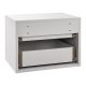 Szafka nocna wisząca biała 40x29x30 cm, 2 szuflady