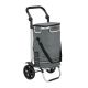 Wózek na zakupy, 3 w 1, składany, szary