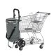 Wózek na zakupy, 3 w 1, składany, szary