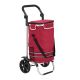 Wózek na zakupy, 3 w 1, składany, czerwony