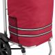 Wózek na zakupy, 3 w 1, składany, czerwony