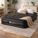 Dmuchany materac Sapri L z elektryczną pompką 197x154x45 cm