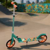 Hulajnoga dziecięca składana 20 cm, mięta, ABEC7, do 100 kg