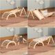 Plac zabaw drewniany do domu, zestaw wspinaczkowy dla dzieci