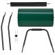 Walec do trawnika metalowy 60 cm, 48 l, ergonomiczny uchwyt