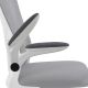 Ergonomiczne krzesło z siatką i zagłówkiem do biura