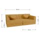 Modułowa sofa designerska dla dzieci 150 cm, musztardowa