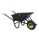 Taczka stalowa 100L z pompowanym kołem