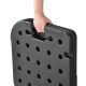 Płyty obciążające do parasola 4 szt. HDPE czarne 80 kg