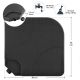 Płyty obciążające do parasola 4 szt. HDPE czarne 80 kg