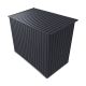 Domek ogrodowy metalowy M 218x132x174 cm z wentylacją i ramą