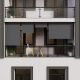 Markiza pionowa na balkon 150 x 228-316 cm, szary