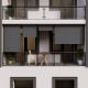 Markiza pionowa na balkon 150 x 228-316 cm, szary