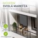 Markiza pionowa na balkon 150 x 228-316 cm, szary