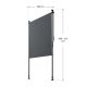 Markiza pionowa na balkon 100 x 228-316 cm, szara