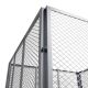 Metalowy kompostownik ogrodowy 450 l – srebrny, przewiewny