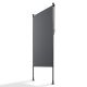 Markiza pionowa na balkon 120 x 228–316 cm, szara