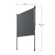 Markiza pionowa na balkon 120 x 228–316 cm, szara