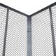 Kompostownik ogrodowy stalowy 800 l, ocynk, 100x100x80 cm