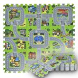 Puzzle dla dzieci z motywem miasta, 9 elementów