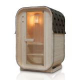 Kwadratowa sauna beczkowa  120 x 128 x 194 cm