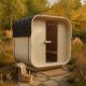 Kwadratowa sauna beczkowa 120 x 185 x 194 cm