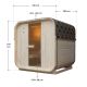 Kwadratowa sauna beczkowa 180 x 185 x 194 cm
