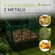 Kompostownik metalowy ogrodowy 800 l – zielony